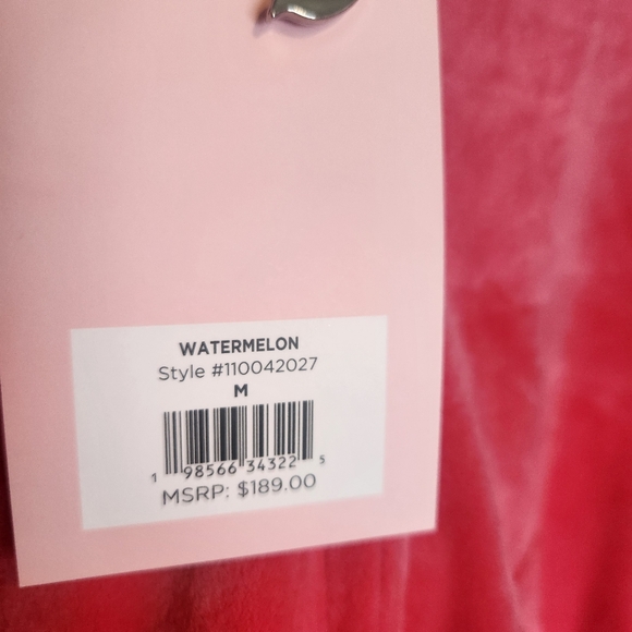 JUICY COUTURE VELOUR BLING Y2K TRACKSUIT HOODIE & SHORTS SIZE MEDIUM NWT - Picture 9 of 14